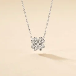 Histoire d'Or Collier Fortunata Argent Blanc Oxyde De Zirconium Best