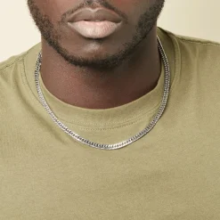 Histoire d'Or Collier Frederic Acier Blanc Discount