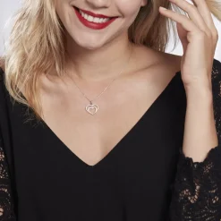 Histoire d'Or Collier Gasparde Argent Blanc Oxyde De Zirconium Outlet