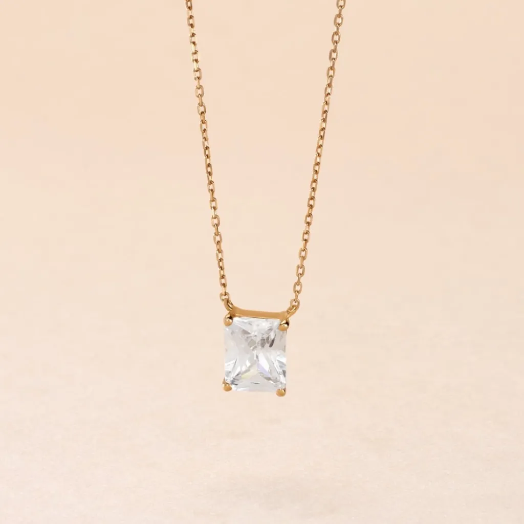 Histoire d'Or Collier Gatsby Or Jaune Oxyde De Zirconium Sale