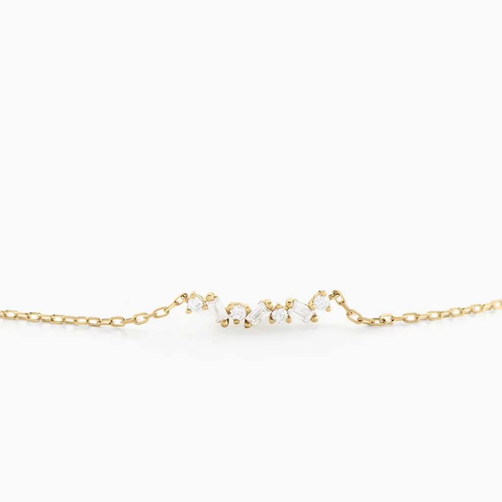 Histoire d'Or Collier Gemariah Or Jaune Diamant Synthétique Clearance