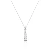 Histoire d'Or Collier Georas Or Blanc Oxyde Outlet