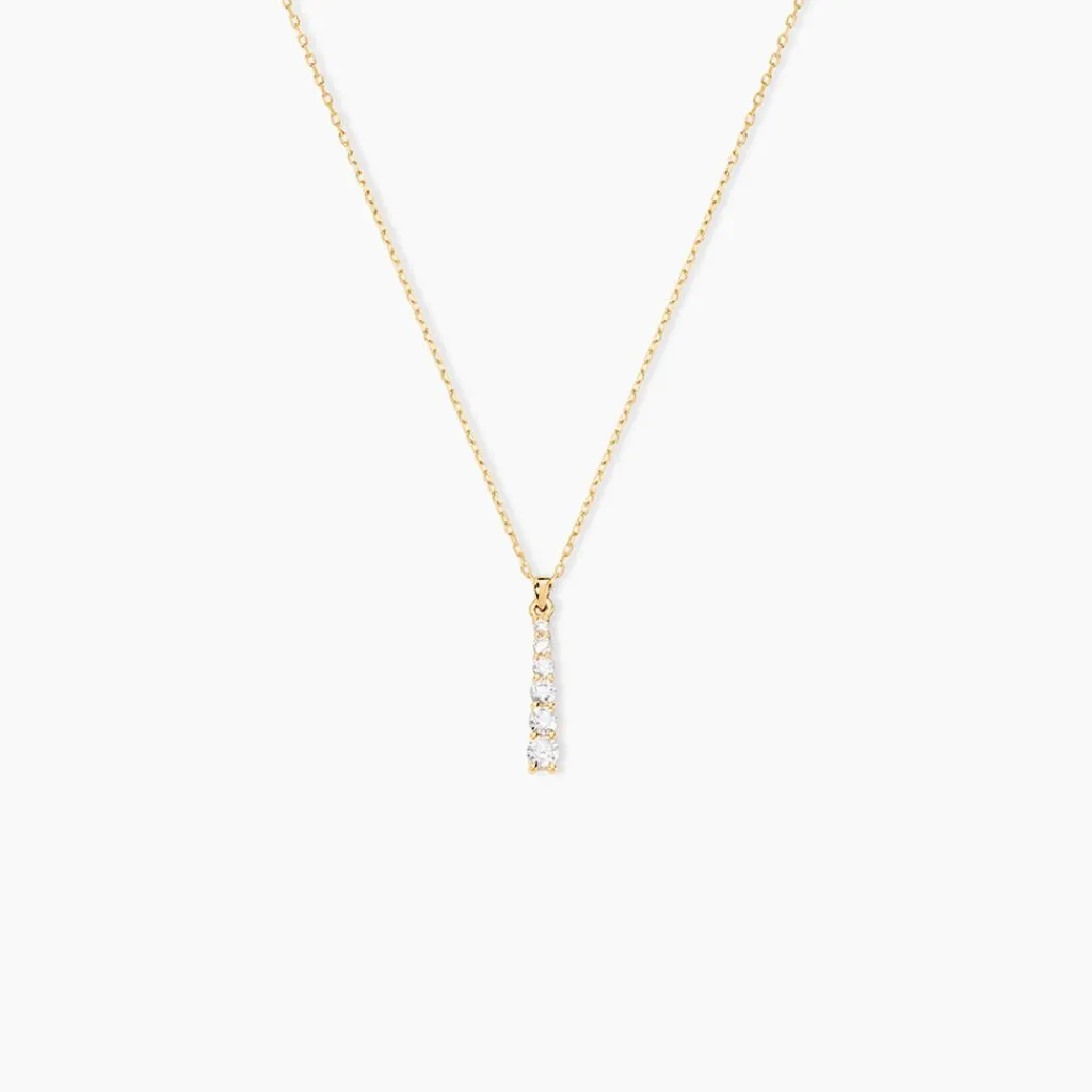 Histoire d'Or Collier Georas Or Jaune Oxyde De Zirconium Clearance