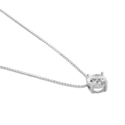 Histoire d'Or Collier Germinie Argent Blanc Oxyde De Zirconium Sale