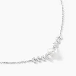 Histoire d'Or Collier Giacobbe Argent Blanc Perle De Culture Best