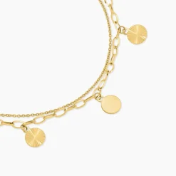 Histoire d'Or Collier Gili Acier Jaune Outlet