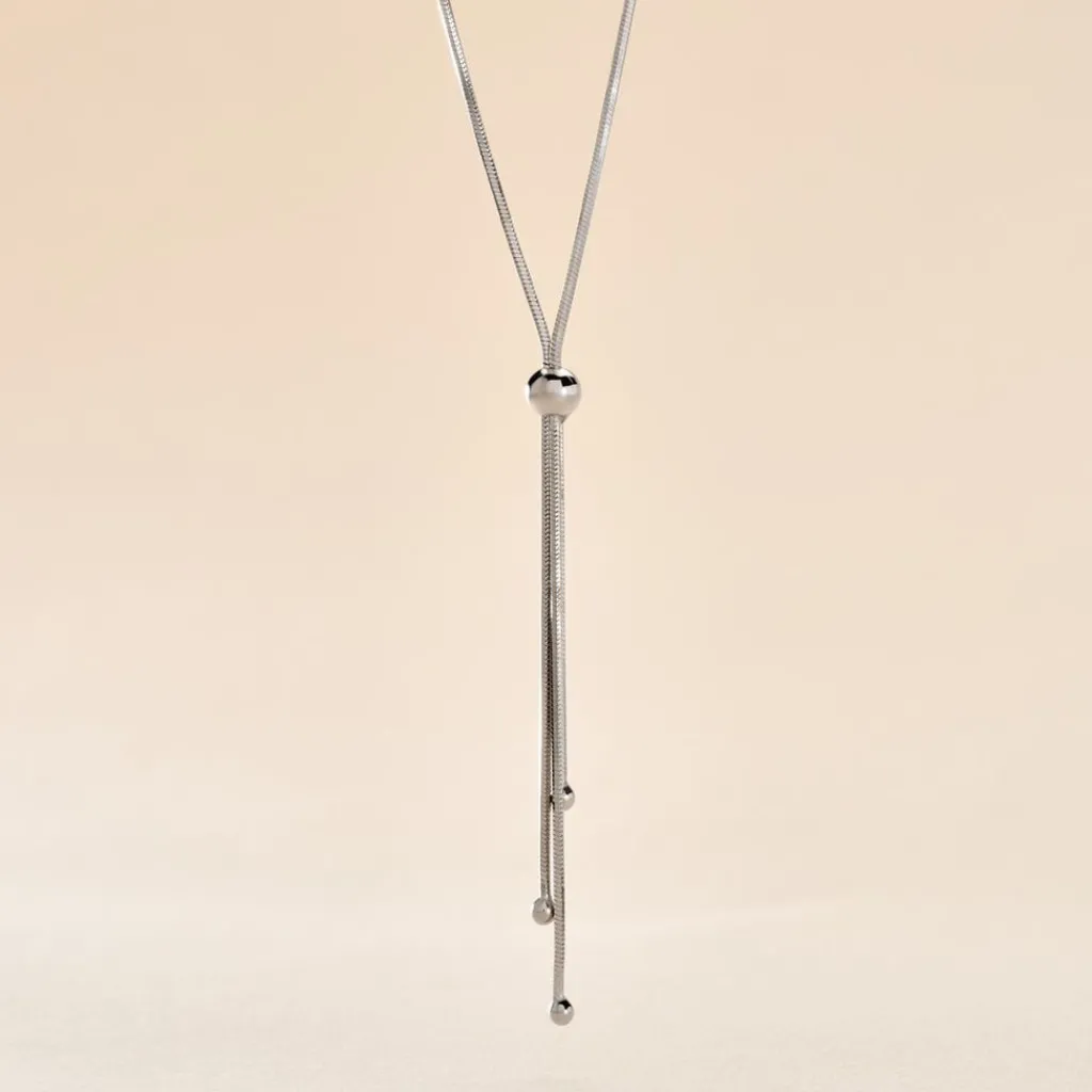 Histoire d'Or Collier Giorgia Argent Blanc New