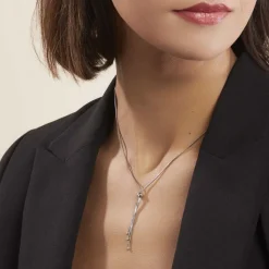 Histoire d'Or Collier Giorgia Argent Blanc New