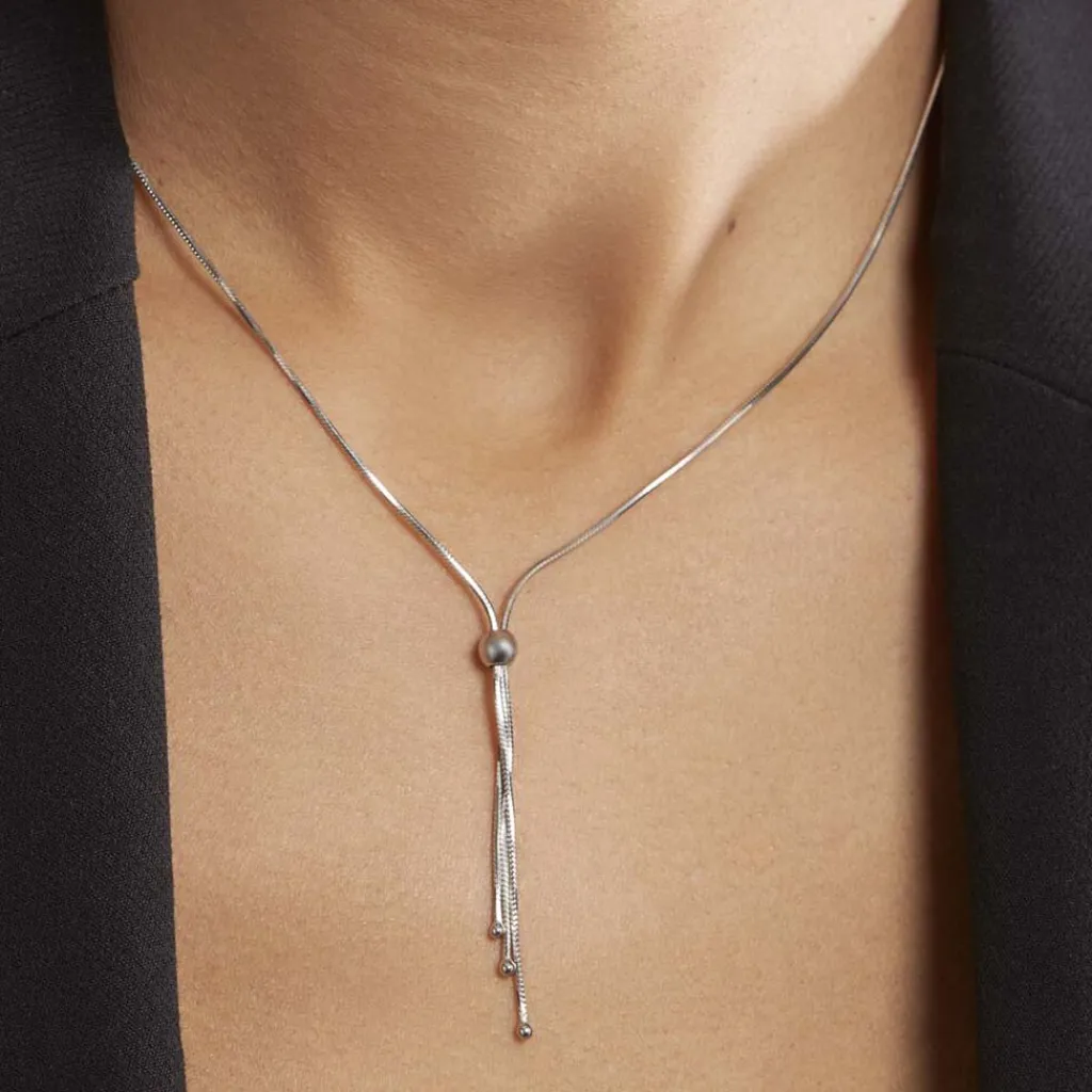 Histoire d'Or Collier Giorgia Argent Blanc New