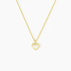 Histoire d'Or Collier Giulio Argent Jaune New