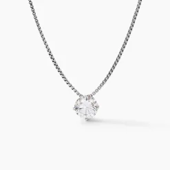 Histoire d'Or Collier Giulya Argent Blanc Oxyde De Zirconium Discount