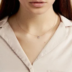 Histoire d'Or Collier Gladysse Or Rose Oxyde De Zirconium Discount