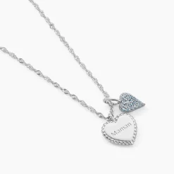 Histoire d'Or Collier Gloria Argent Blanc Oxyde De Zirconium Discount