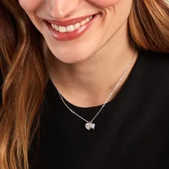 Histoire d'Or Collier Gloria Argent Blanc Oxyde De Zirconium Discount