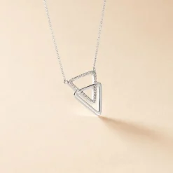 Histoire d'Or Collier Glorya Argent Blanc Oxyde De Zirconium Sale