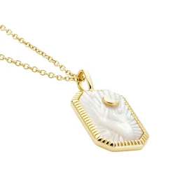 Histoire d'Or Collier Goddess Argent Doré Nacre argent doré nacre blanc Sale