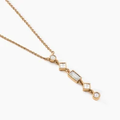 Histoire d'Or Collier Gold Chandelier Plaqué Or Doré Oxyde De Zirconium Online