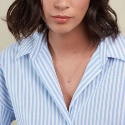 Histoire d'Or Collier Goutte or jaune rubis Outlet