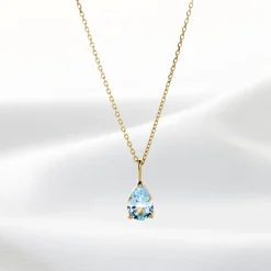 Histoire d'Or Collier Goutte Or Jaune Topaze Sale