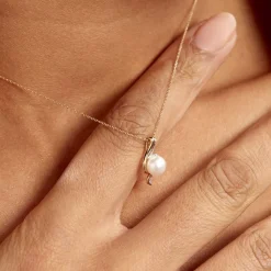 Histoire d'Or Collier Grazilla Or Bicolore Perle De Culture Et Diamant Online