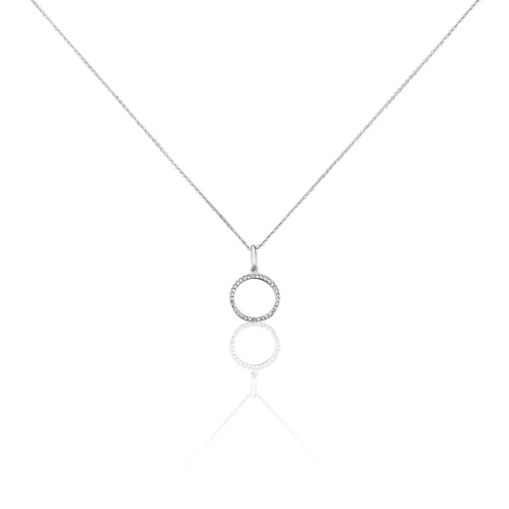 Histoire d'Or Collier Grâces Argent Blanc Oxyde De Zirconium Clearance