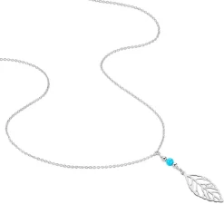 Histoire d'Or Collier Grethel Argent Blanc Turquoise Hot