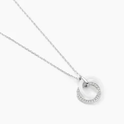 Histoire d'Or Collier Grizzel De Zirconium argent blanc oxyde Sale