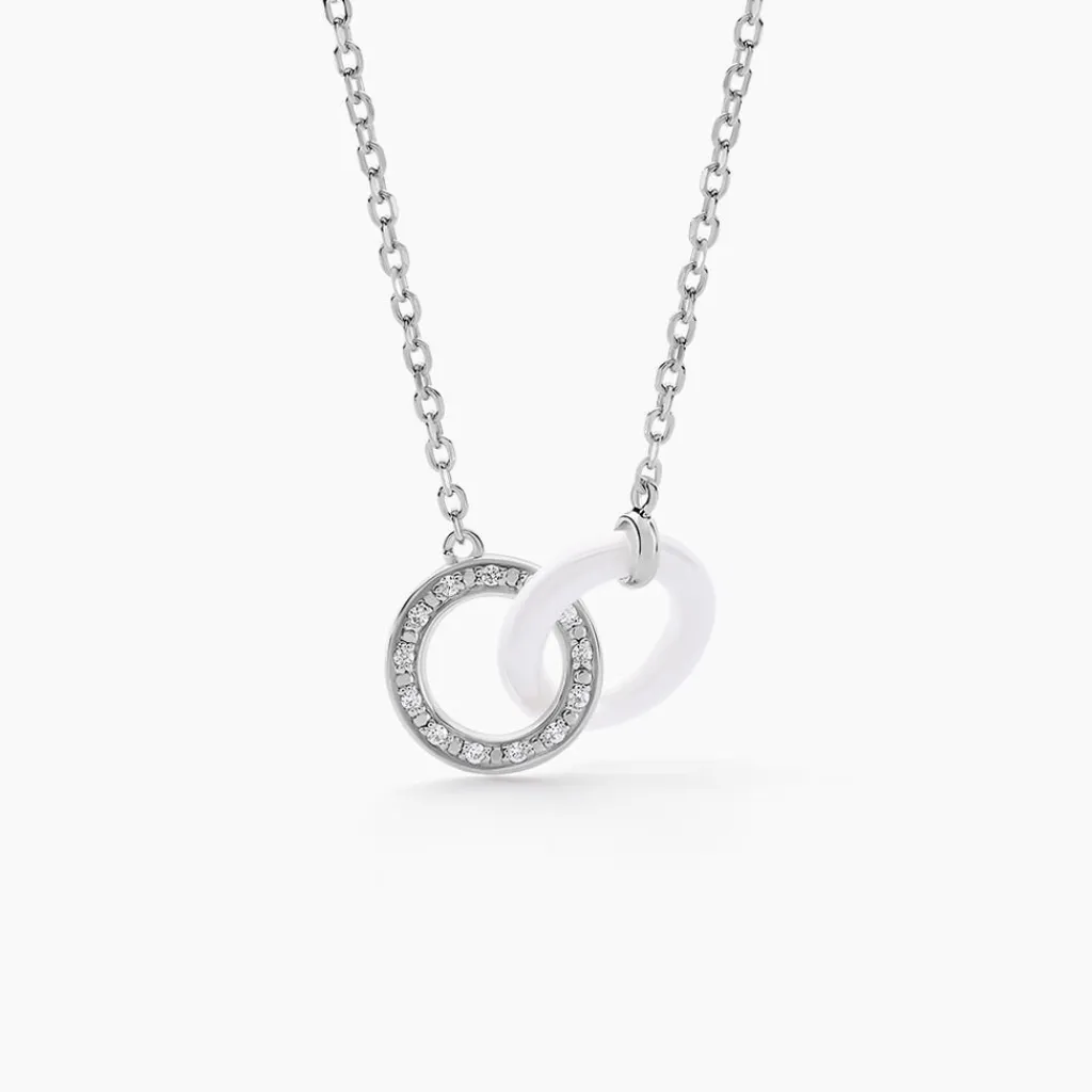 Histoire d'Or Collier Grizzel De Zirconium argent blanc oxyde Hot