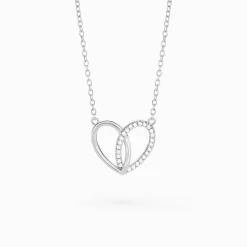 Histoire d'Or Collier Guilia Argent Blanc Oxyde De Zirconium New