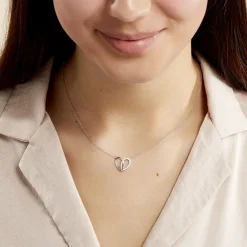 Histoire d'Or Collier Guilia Argent Blanc Oxyde De Zirconium New