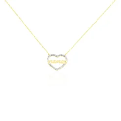 Histoire d'Or Collier Gyula Or Jaune Oxyde De Zirconium