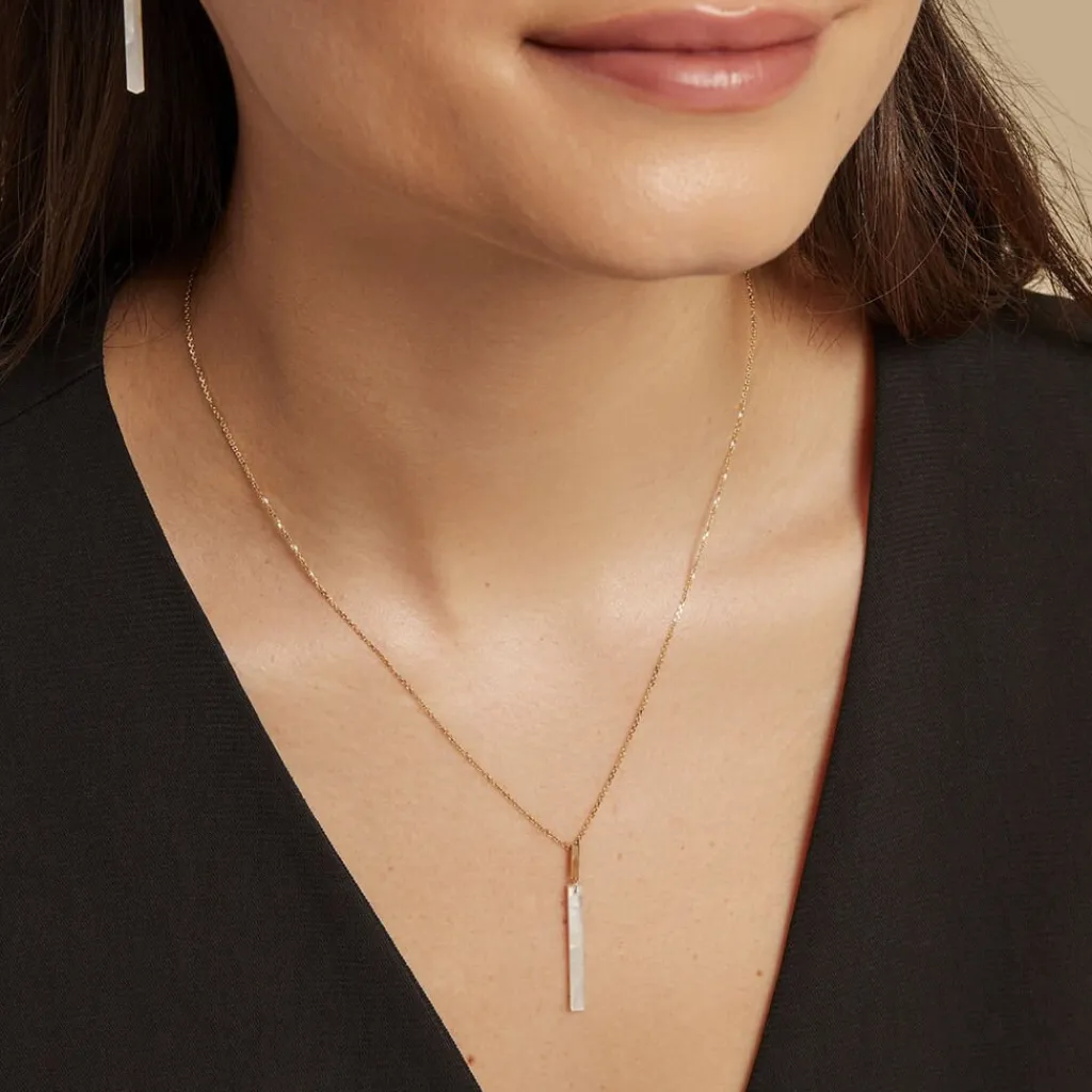 Histoire d'Or Collier Halcyone Or Jaune Nacre or jaune nacre blanche Hot