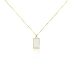 Histoire d'Or Collier Hallie Or Jaune Nacre or jaune nacre blanche New