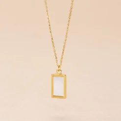 Histoire d'Or Collier Hallie Or Jaune Nacre or jaune nacre blanche New