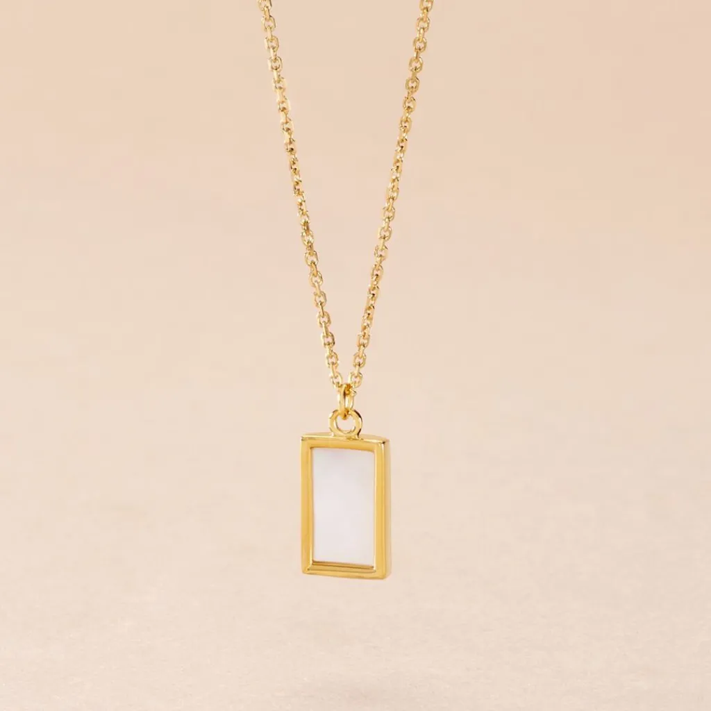 Histoire d'Or Collier Hallie Or Jaune Nacre or jaune nacre blanche New
