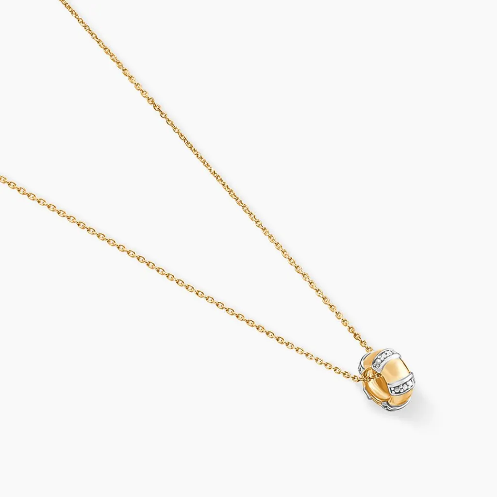 Histoire d'Or Collier Hamino Or Jaune Diamant Online