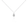 Histoire d'Or Collier Harold Argent Blanc Oxyde De Zirconium Hot