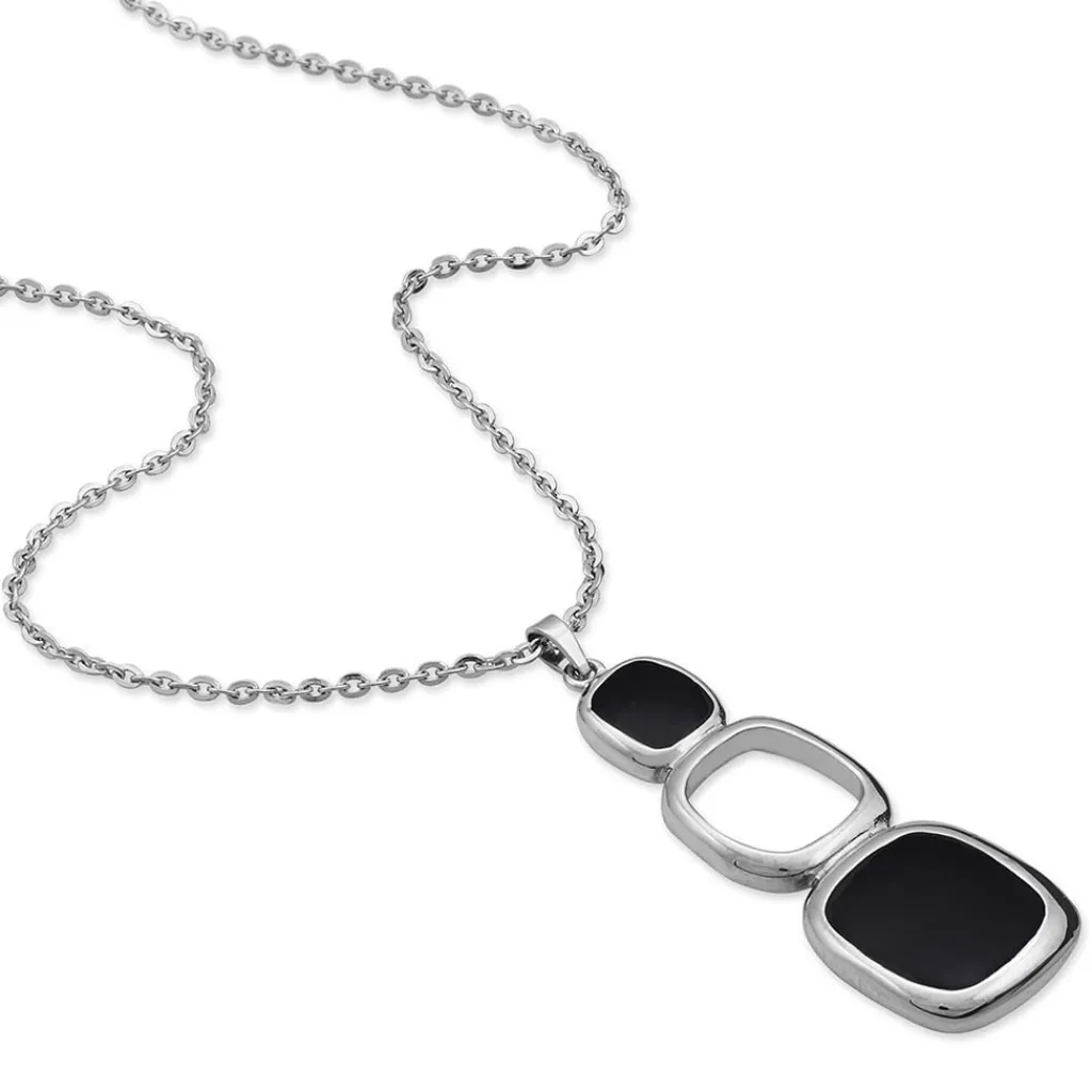 Histoire d'Or Collier Hatayi Acier Blanc New