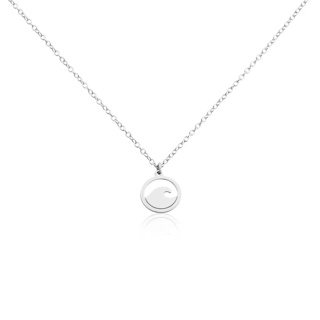 Histoire d'Or Collier Hawai Argent Blanc Best