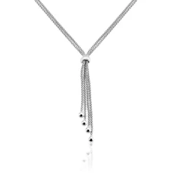 Histoire d'Or Collier Haziza Argent Blanc