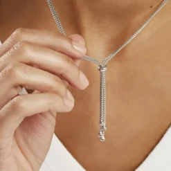 Histoire d'Or Collier Haziza Argent Blanc