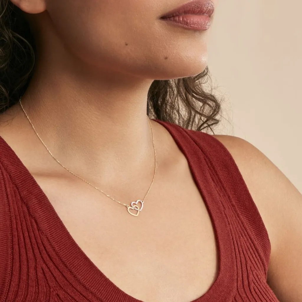 Histoire d'Or Collier Hedley Or Bicolore Clearance