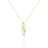 Histoire d'Or Collier Helene Or Bicolore Diamant Hot
