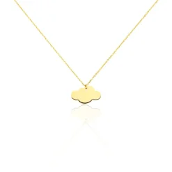 Histoire d'Or Collier Helenia Nuage Gravable Or Jaune Discount