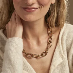 Histoire d'Or Collier Hennie Acier Doré Outlet