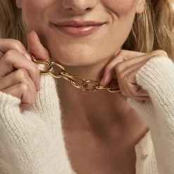 Histoire d'Or Collier Hennie Acier Doré Outlet