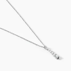 Histoire d'Or Collier Henriet Argent Blanc Oxyde De Zirconium Sale