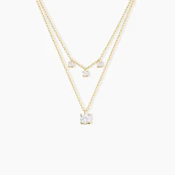 Histoire d'Or Collier Hermanni Or Jaune Oxyde De Zirconium