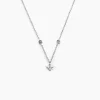 Histoire d'Or Collier Honey Argent Blanc Oxyde De Zirconium Sale