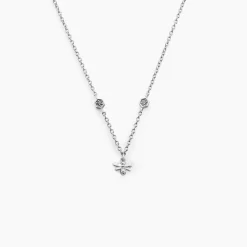 Histoire d'Or Collier Honey Argent Blanc Oxyde De Zirconium Sale